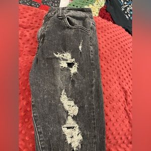 Rue21 Premium Jeans Distressed Ripped and Repaired
